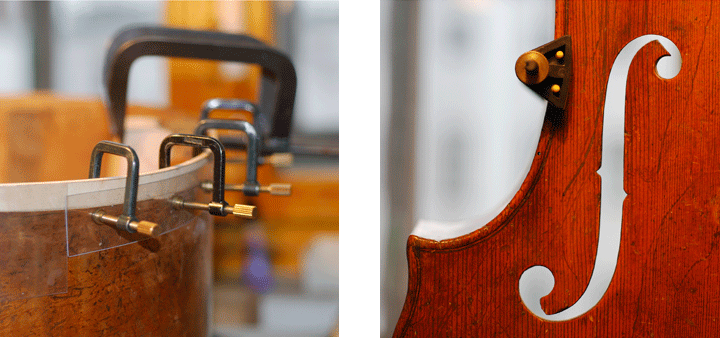 restoration on stringed instruments
